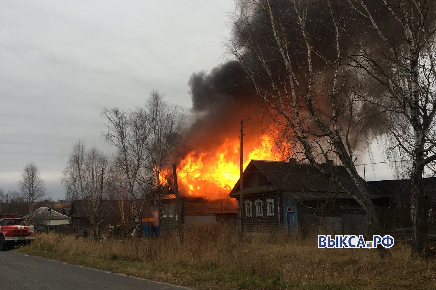 Дом, гараж и баня сгорели в Чупалейке